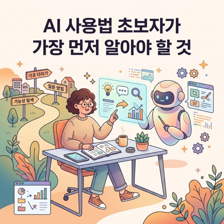 ai thumbnail illustration AI 사용법 초보자가 가장 먼저 알아야 할 것 1787648478