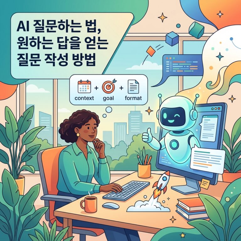 ai thumbnail illustration AI 질문하는 법 원하는 답을 얻는 질문 작성 방법 1787648741