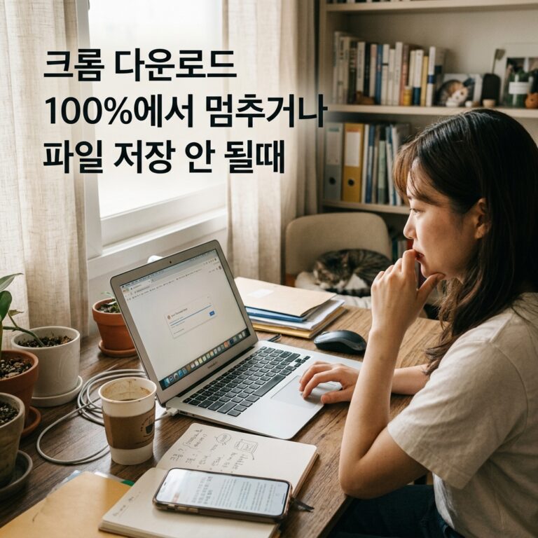 ai thumbnail photography 크롬 다운로드 100에서 멈추거나 파일 저장 안 될때 1787756310