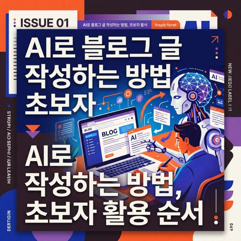 ai thumbnail poster AI로 블로그 글 작성하는 방법 초보자 활용 순서 1787654287