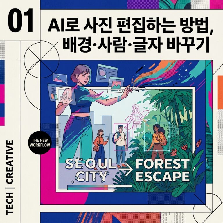 ai thumbnail poster AI로 사진 편집하는 방법 배경·사람·글자 바꾸기 1787651602