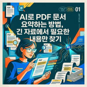 ai thumbnail poster AI로 PDF 문서 요약하는 방법 긴 자료에서 필요한 내용만 찾기 1789136479
