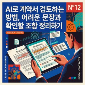ai thumbnail poster AI로 계약서 검토하는 방법 어려운 문장과 확인할 조항 정리하기 1789397261