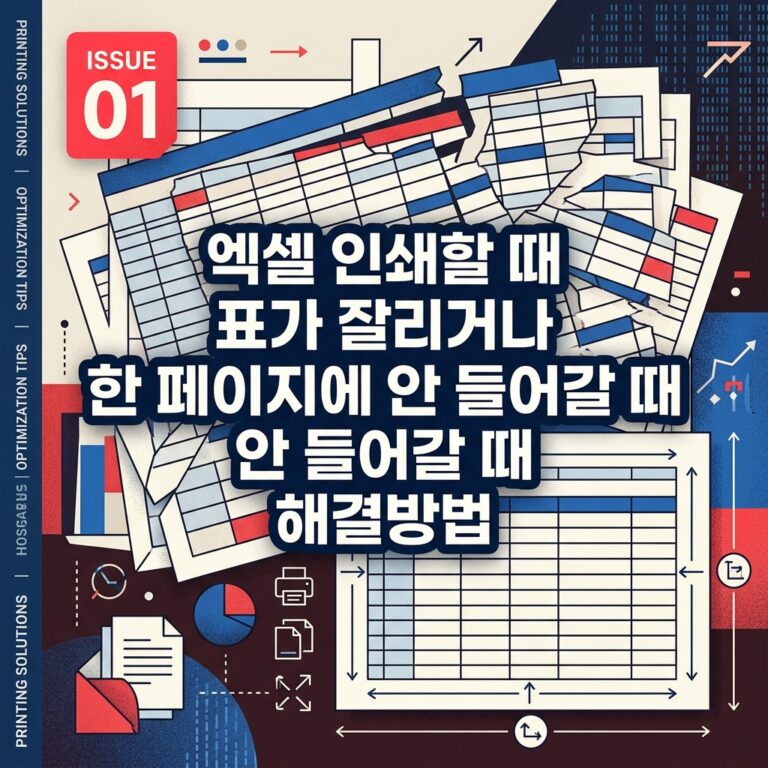 ai thumbnail poster 엑셀 인쇄할 때 표가 잘리거나 한 페이지에 안 들어갈 때 해결방법 1789135545