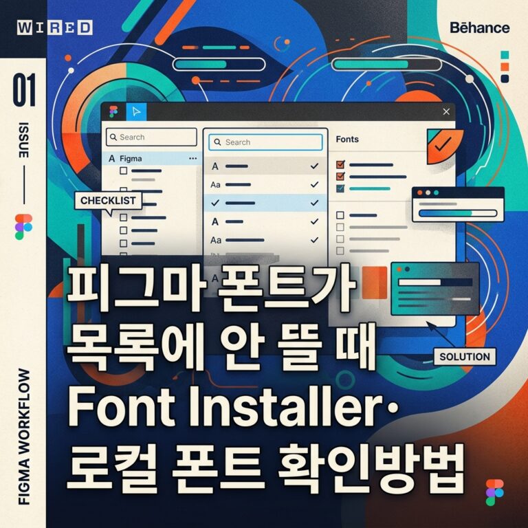 ai thumbnail poster 피그마 폰트가 목록에 안 뜰 때 Font Installer·로컬 폰트 확인방법 1791354260